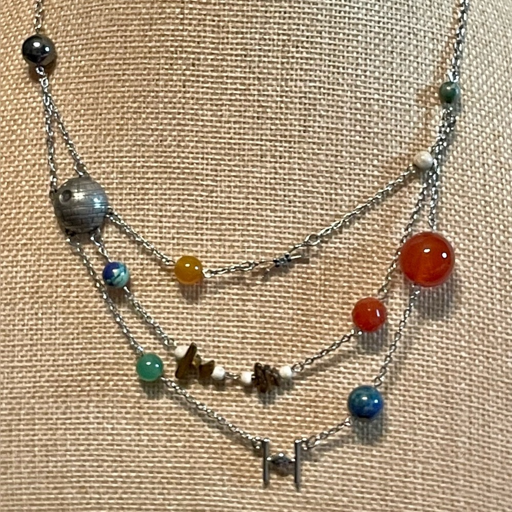 Official Star Wars Galactic Necklace~ Lucas Films/ThinkGeek Exclusive - Picture 2 of 16